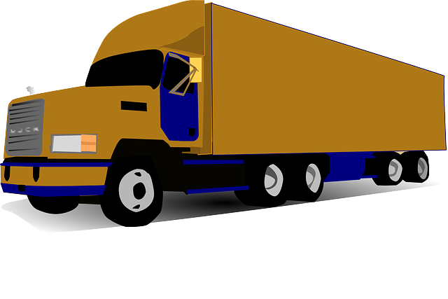 ilustrace kamionu
