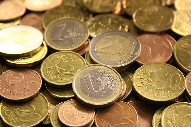 euro mince, centy